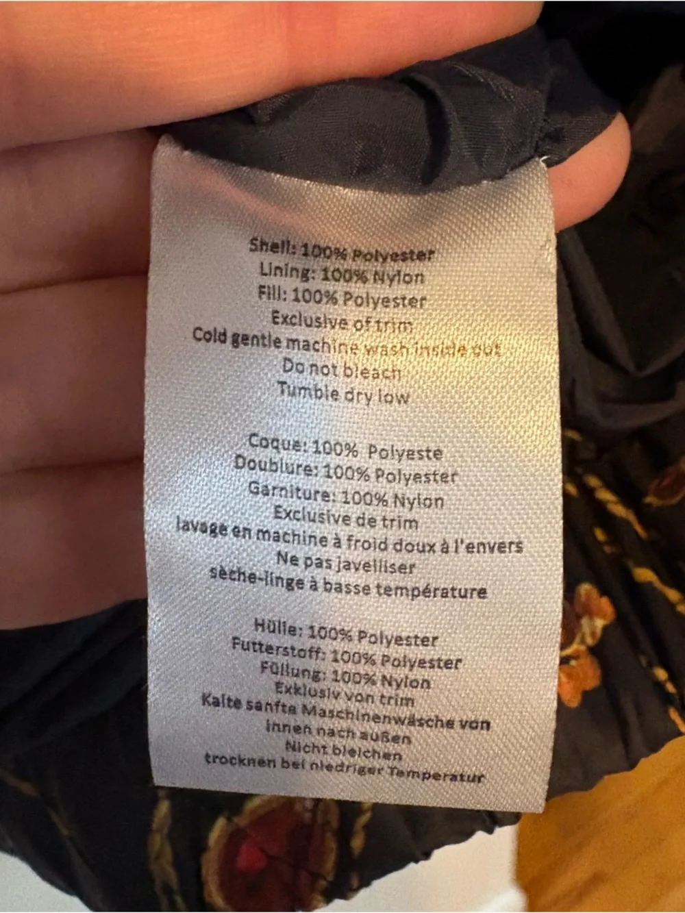 Rachel Antonoff Ace puffer jacket in tree of lost jewels print - Picture 9 of 9